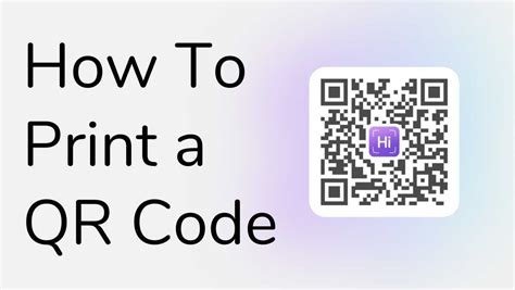 How to Print QR Codes: A Comprehensive Guide with Insightful Views